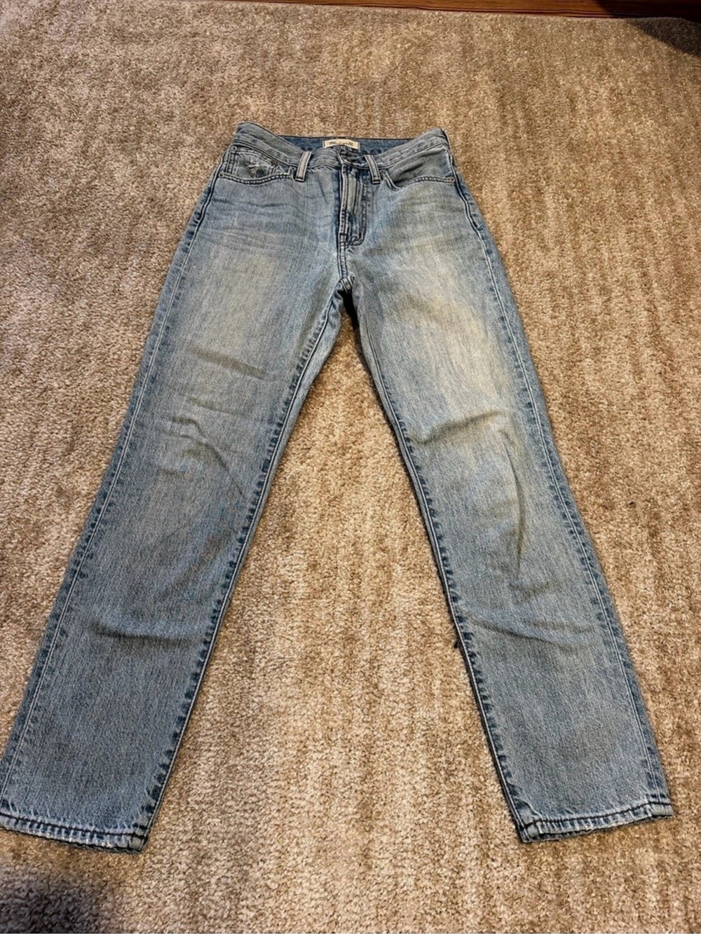 Madewell The Perfect Vintage Jean Straight Leg Jeans in Blue Waist 24
